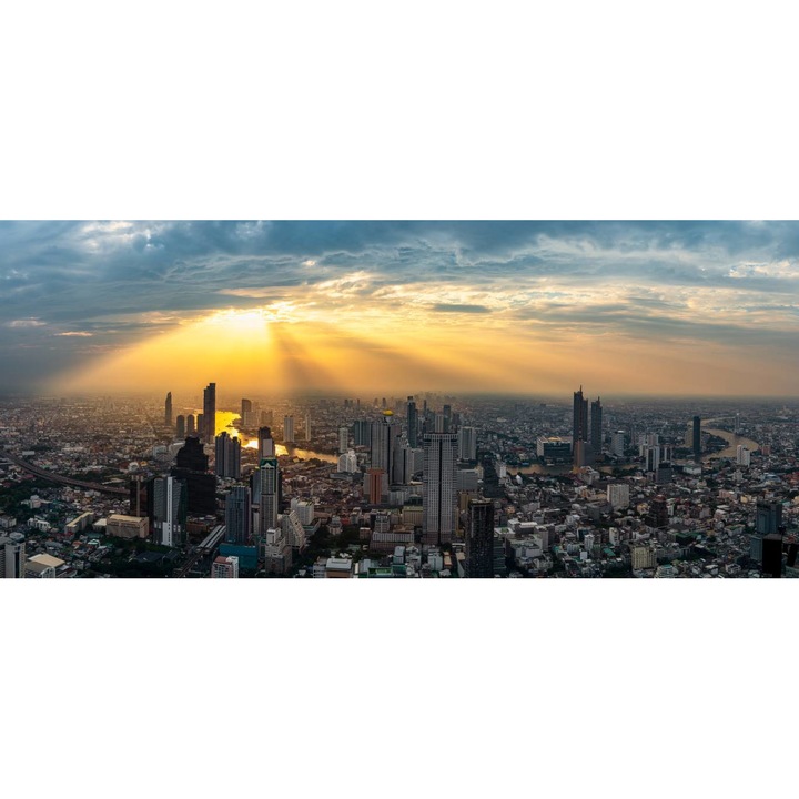 Öntapadó PVC tapéta - Sunset among Clouds, 100 x 150 cm