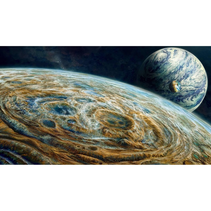 PVC öntapadós tapéta - Planets In Space, 100 x 150 cm