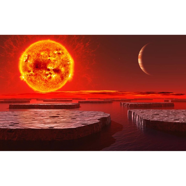 Öntapadó PVC tapéta - Mars Abstract, 100 x 150 cm