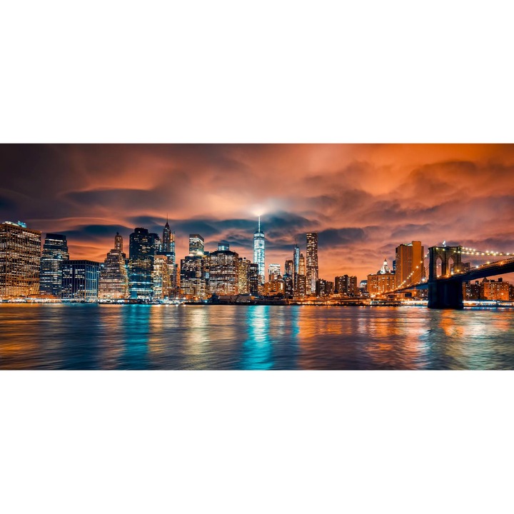 Öntapadó PVC tapéta - Sunset In Manhattan, 100 x 150 cm