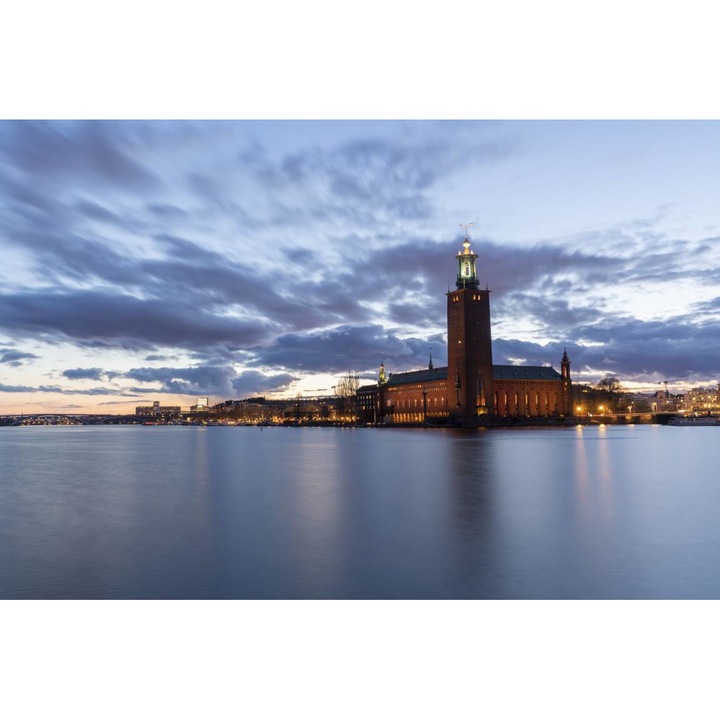 PVC öntapadó tapéta - Stockholmi Városháza, 100 x 150 cm