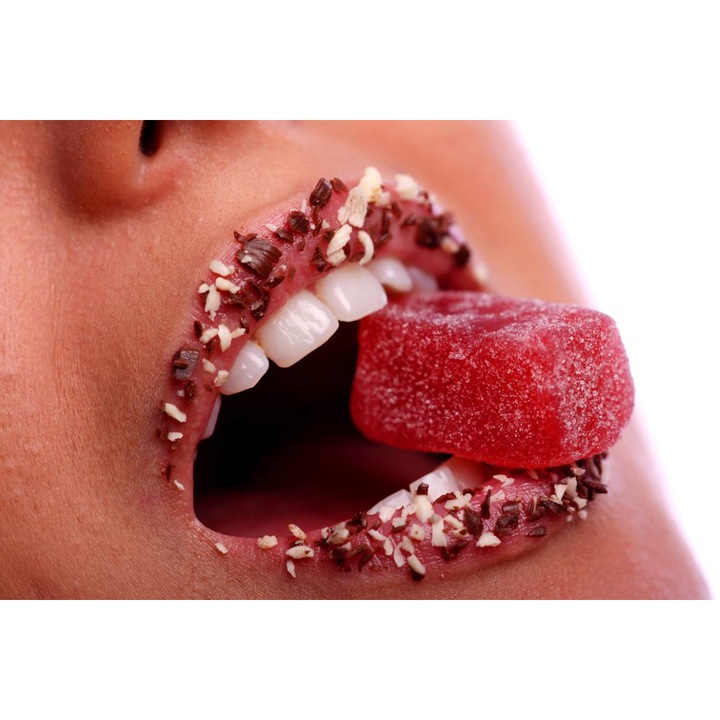 PVC öntapadó tapéta - Sexy Woman With Red Lips, 100 x 150 cm