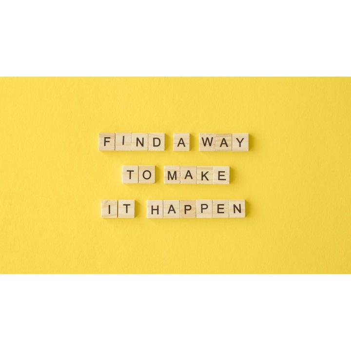 Öntapadó PVC tapéta - Találd meg a módját, 100 x 150 cm