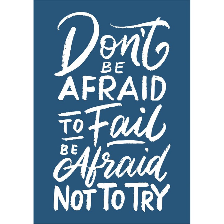 Öntapadó PVC tapéta - Ne félj kipróbálni, 100 x 150 cm