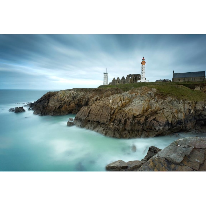 PVC öntapadós tapéta - Lighthouse On The French Coast, 100 x 150 cm