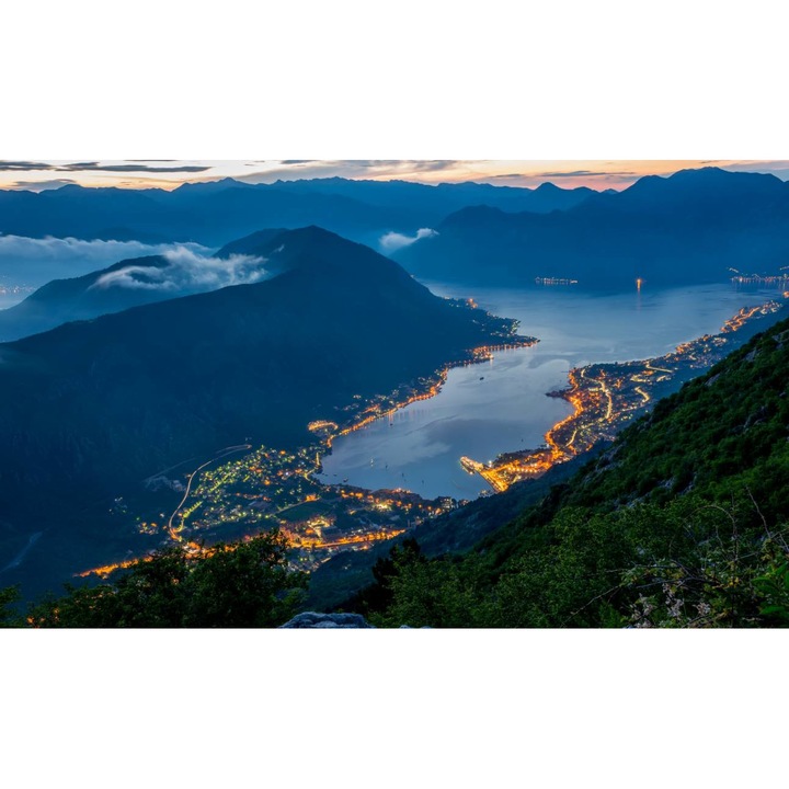 PVC öntapadós tapéta - Táj Montenegróból, 100 x 150 cm