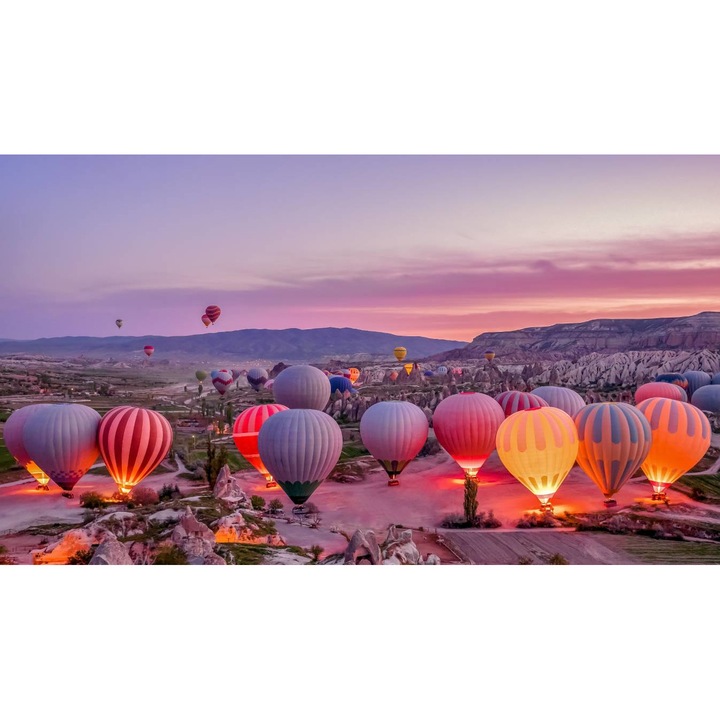 PVC öntapadós tapéta - Repülés a hegyek között, 100 x 150 cm