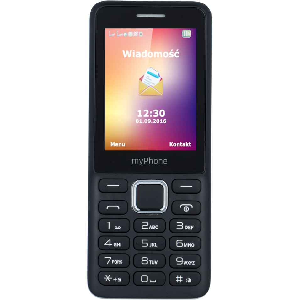 Telefon mobil MyPhone 6310, Dual SIM, Black