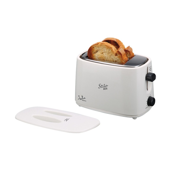 Тостер Jata TT331, 750 W, 2 филии, 6 нива на препичане, Бял