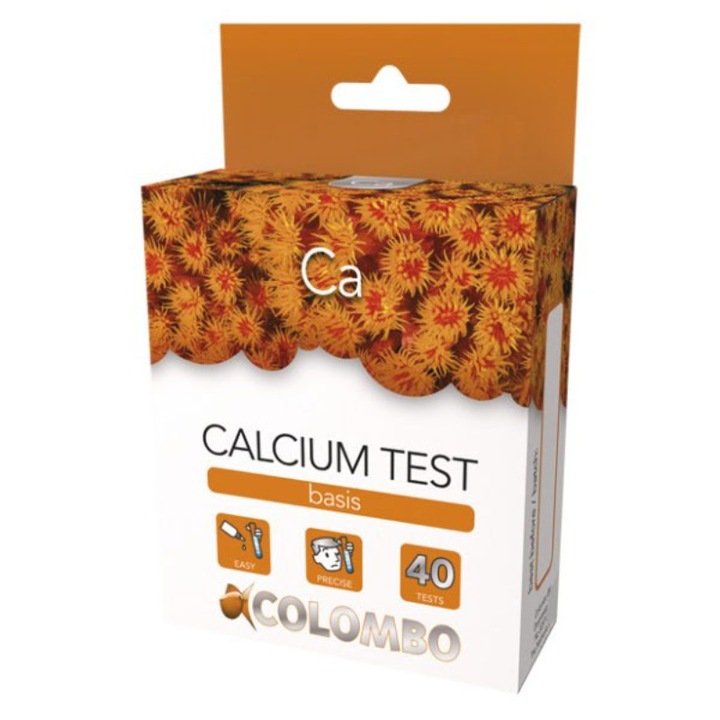 Doboz 40 teszttel akváriumi vízhez, Colombo, Calciu