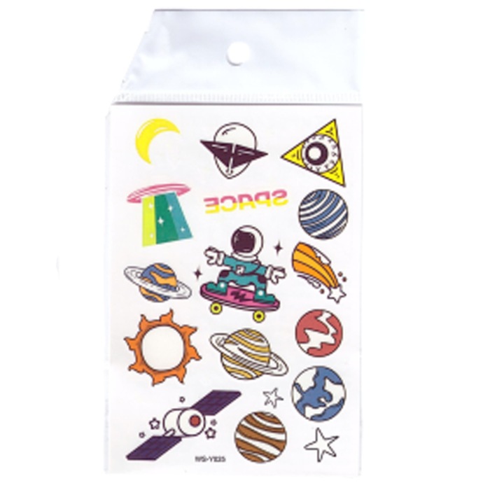 Set Stickere fosforescent, model space