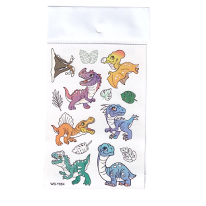 Set Stickere fosforescent, model T-rex