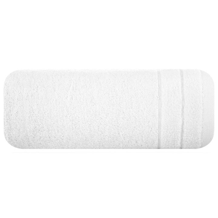 Prosop baie, Eurofirany, Bumbac, 70x140 cm, Alb