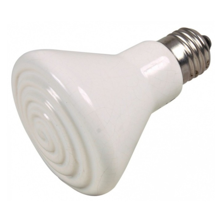 Bec terariu Repti-Zoo, E27, 150W, Alb