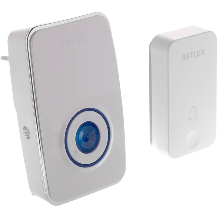 Retlux RDB 101 Vezeték nélküli csengő, 51 csengőhang, IP44, 150m