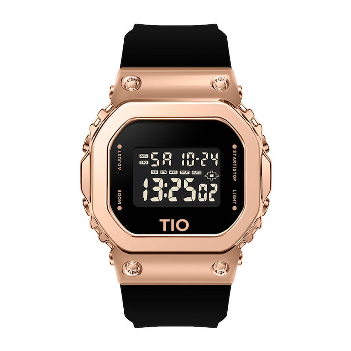 Дамски часовник TIO Casual Fashion Sport Fashion, Подсветка на цифровия дисплей, Аларма