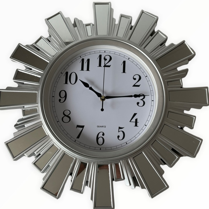 Ceas de perete, argintiu 4806-2, 55 cm