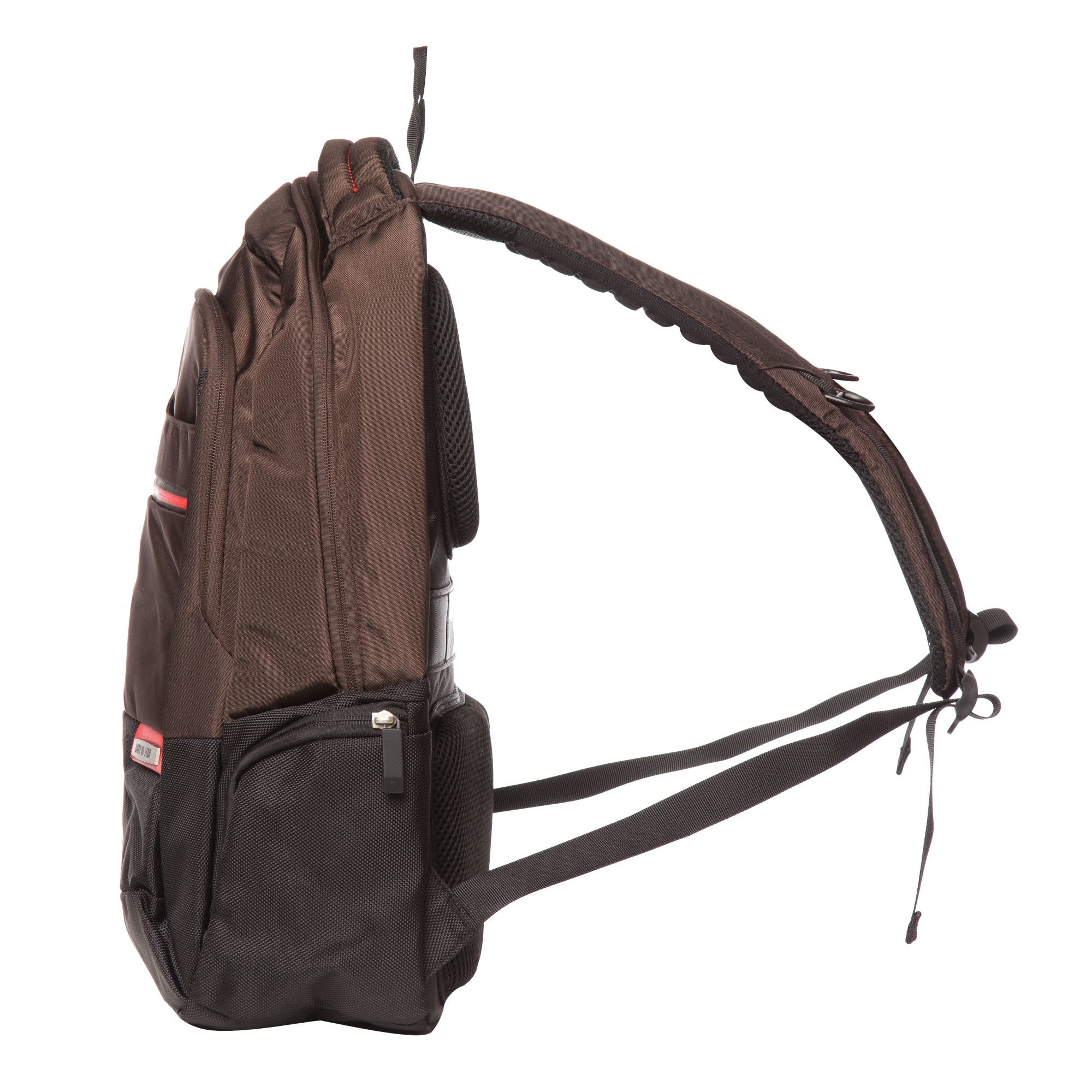 Rucsac laptop 15 inch Lamonza Minsk 47x33x18 cm, maro