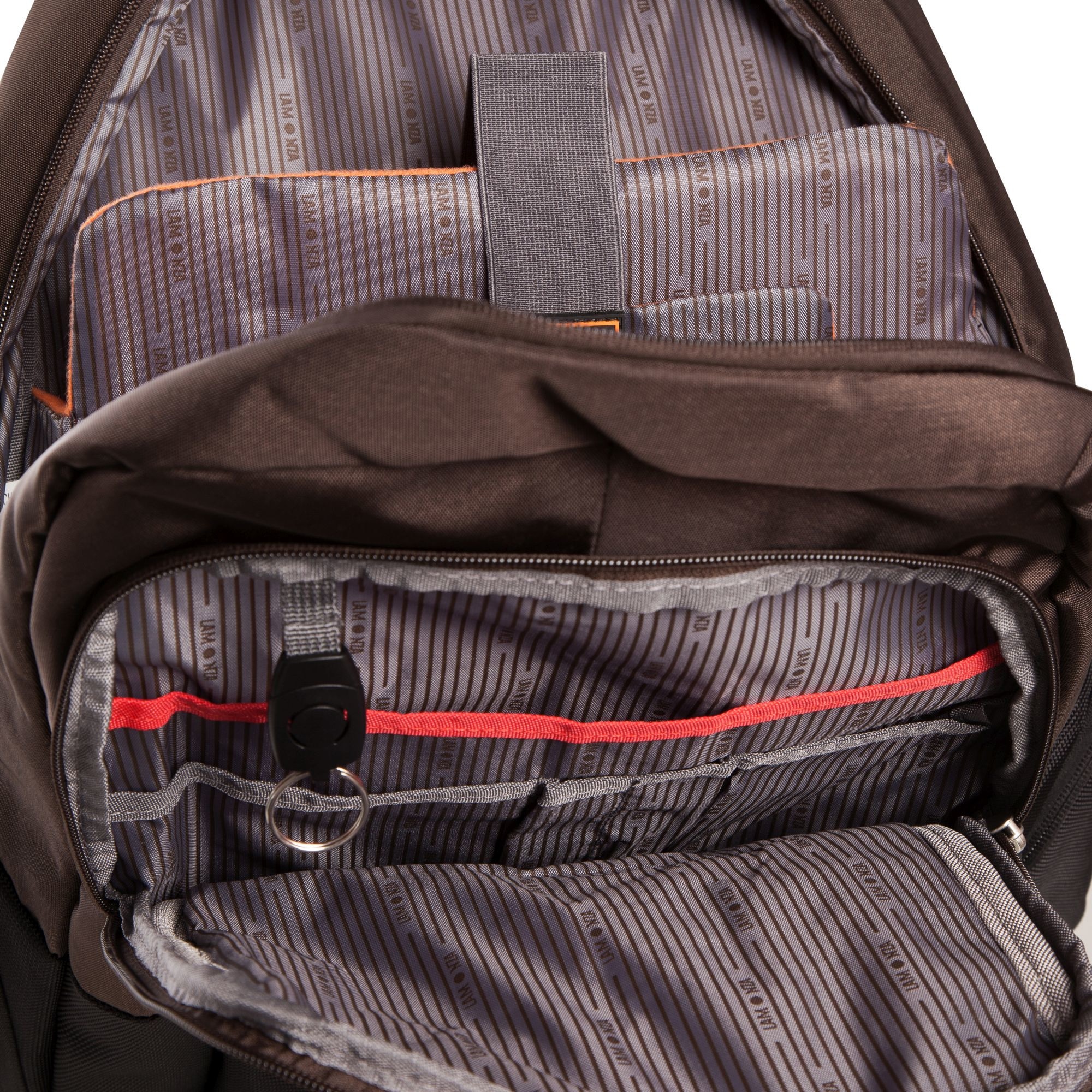 Rucsac laptop 15 inch Lamonza Minsk 47x33x18 cm, maro