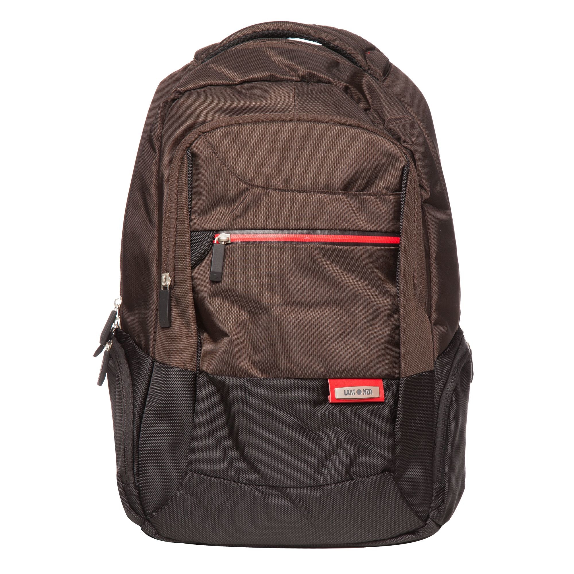 Rucsac laptop 15 inch Lamonza Minsk 47x33x18 cm, maro