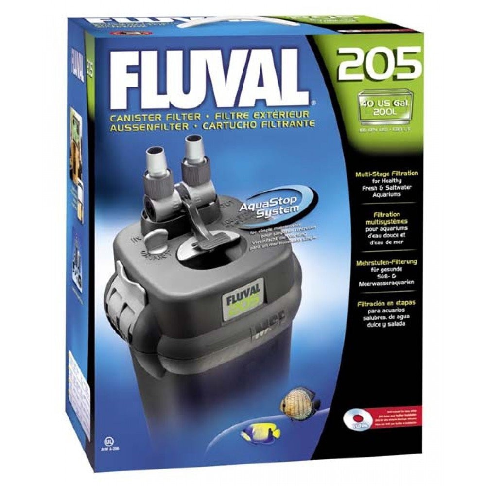 Външен филтър Fluval 205 за аквариуми до 200 литра - eMAG.bg