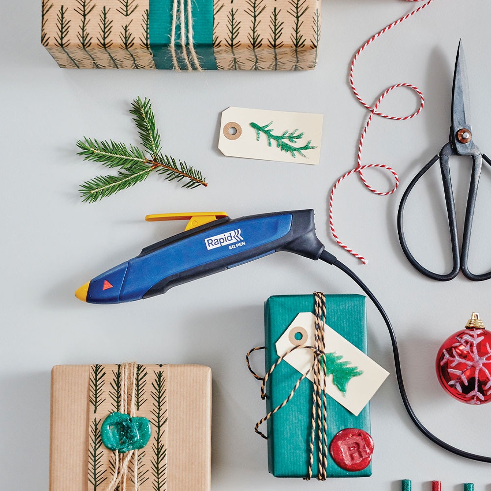 RAPID EG Pen Glue Gun, 7mm Precision Glue Pen, Quick Heat, Hot Glue Pen With Glue Gun Stand, 2m Cord (5001475