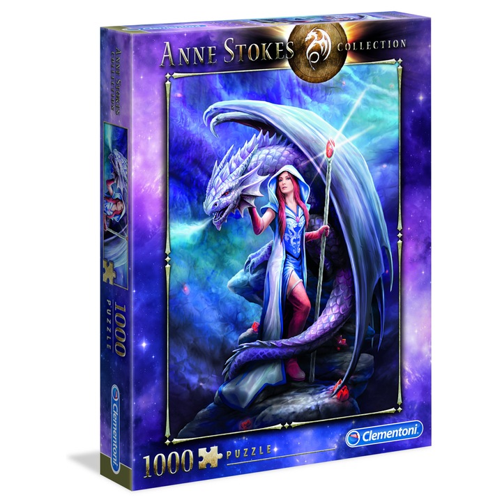 Clementoni Anne Stokes Collection puzzle, Sárkánymágus, 1000 db