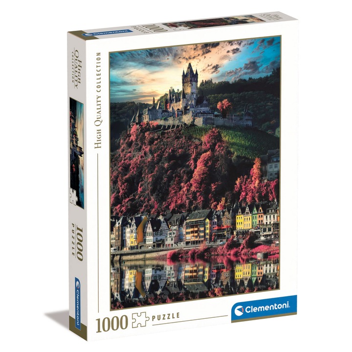 Пъзел Clementoni High Quality Collection - Cochem Castle, 1000 части