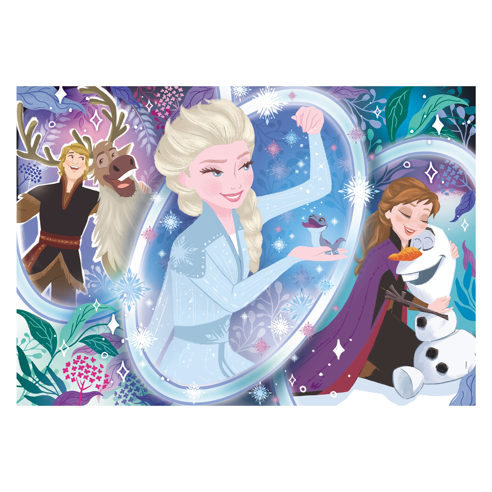 Clementoni Frozen Puzzle 104 Teile – Jewels Puzzle Für Kinder Ab 6 Jahren