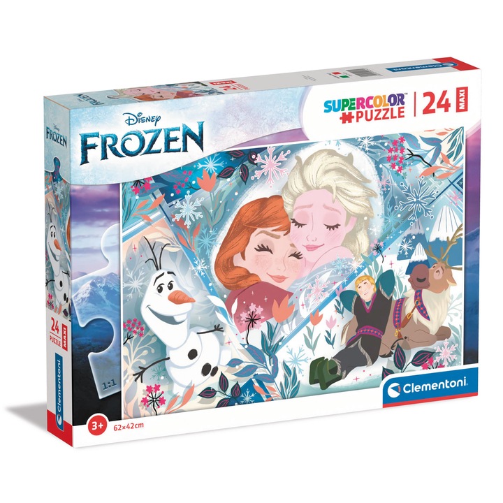 Clementoni SuperColor Maxi Puzzle - Disney Frozen, 24 darab