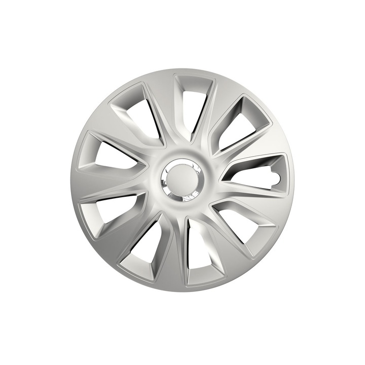 Capac butuc roata, Versaco, 15 inch, Argintiu