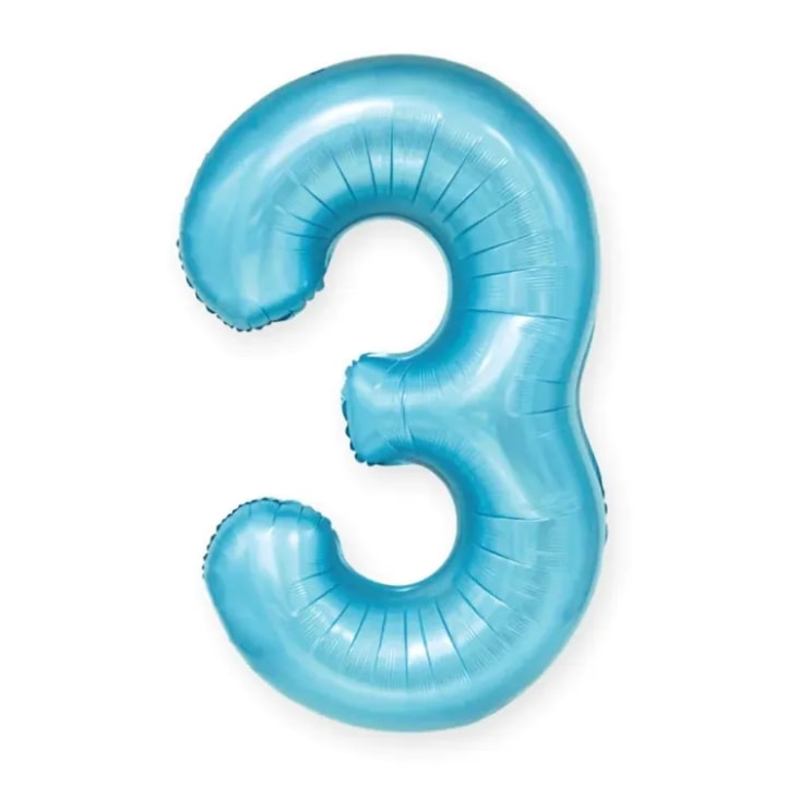 Фолиеви балони номер 3 сини 100см