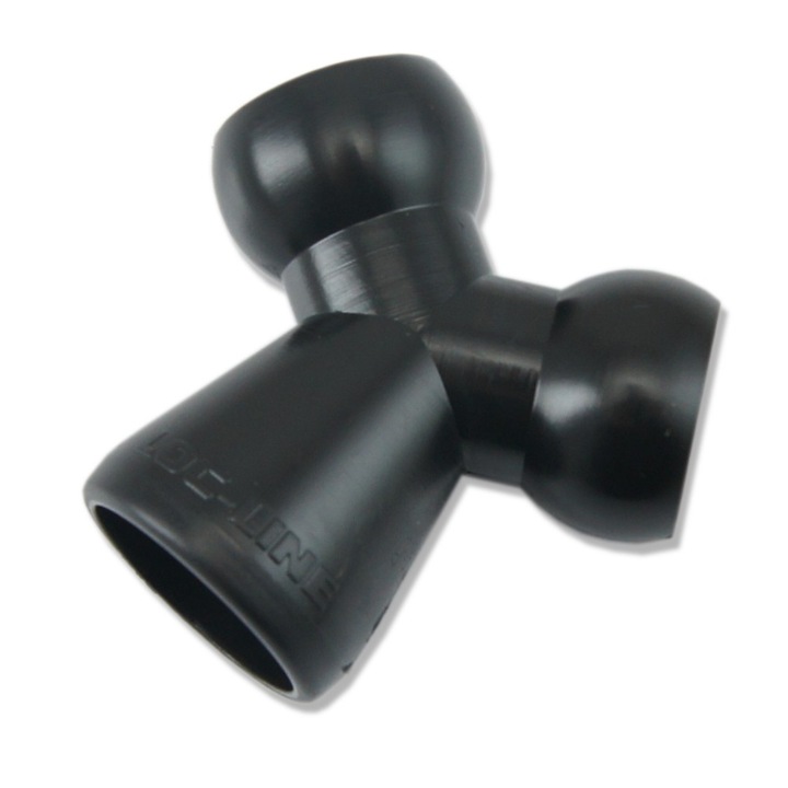 Conector pentru furtun LOC-LINE, Pentru ramificare, Negru