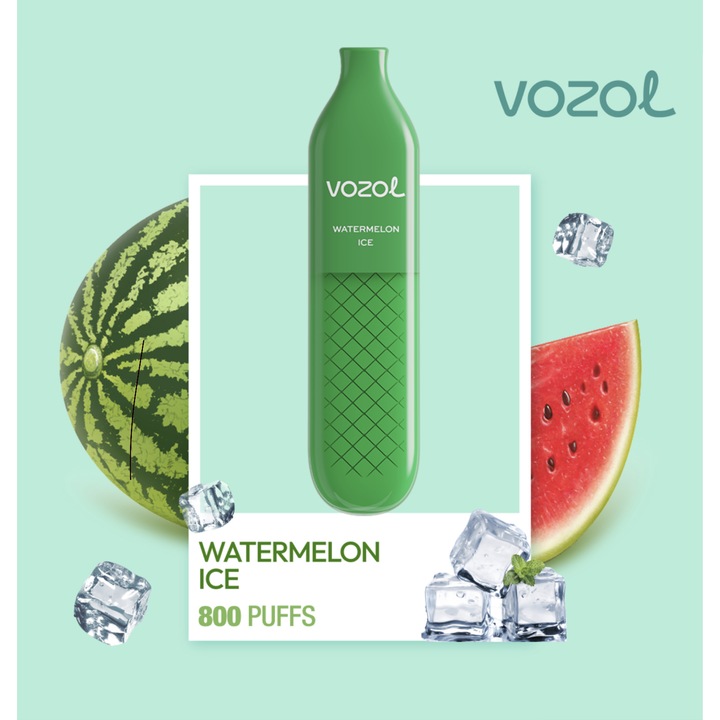 Комплект за еднократна електронна цигара, VOZOL ALIEN - Watermelon Ice ...