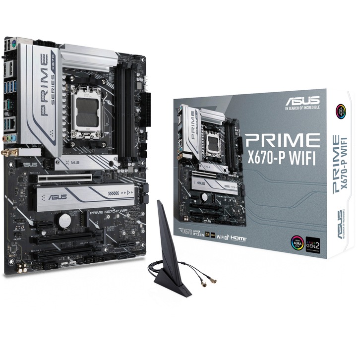 Дънна платка Asus PRIME X670-P WIFI, Socket AM5