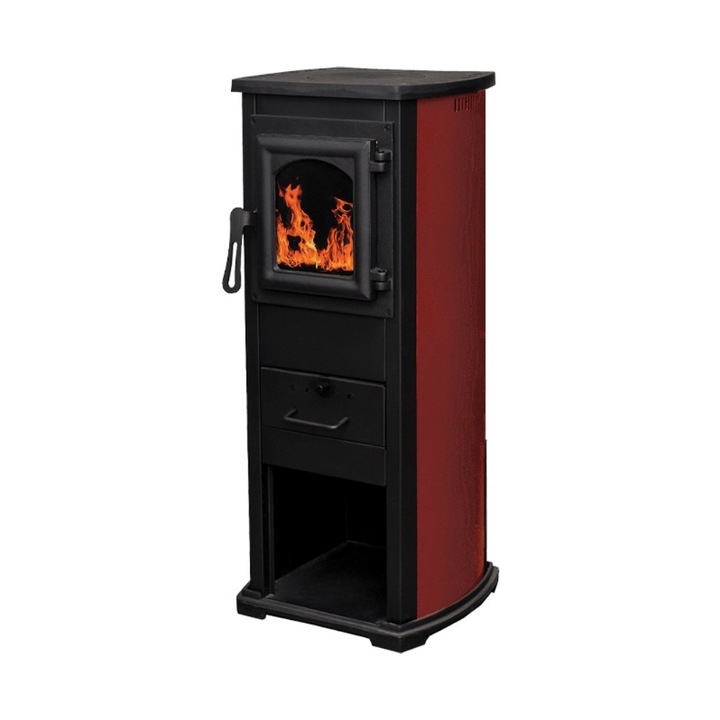 Semineu Termo Klasik Lux Rosu 90 x 38 x 34 cm