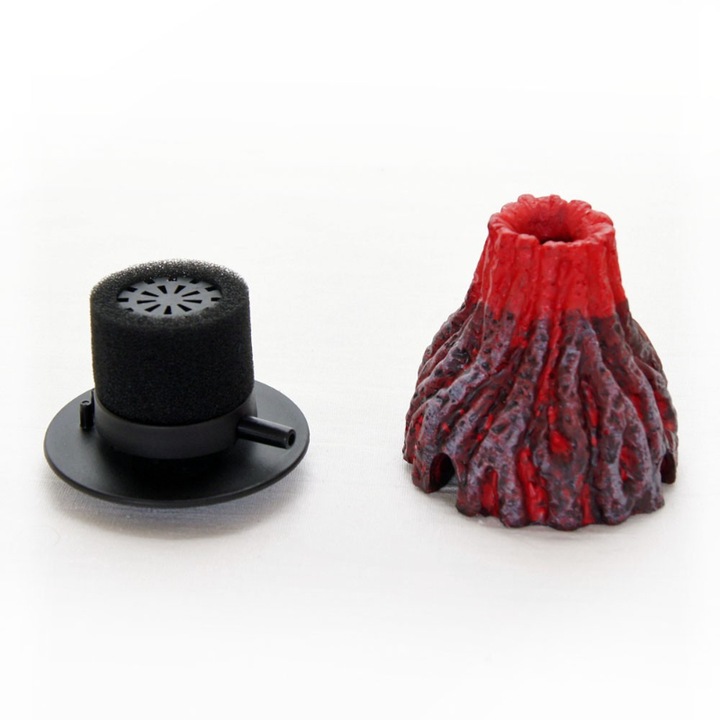 Resun szűrőkő, Akváriumba, Vulkán típusú, Narancs, Fekete