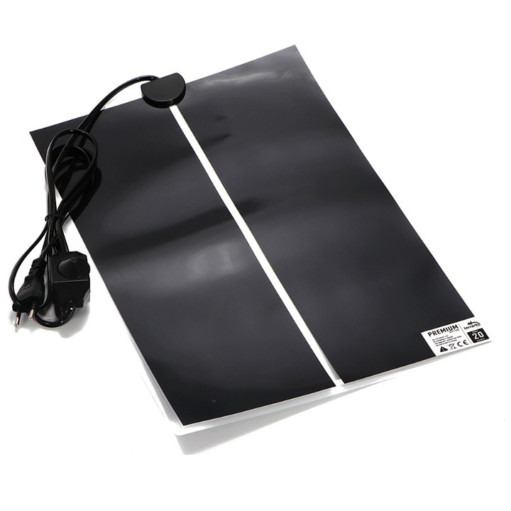 Нагревател за терариум Terrario, 20W, 42x28см, Черен