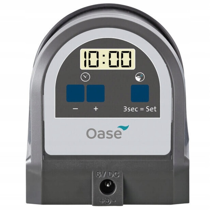 Hranitor automat Oase, Display LCD, 125 ml, 120 x 78 x 93 mm, Multicolor