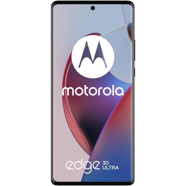 Motorola Edge 30 Ultra Mobiltelefon, Dual SIM, 256GB, 12GB RAM, 5G, Interstellar Black