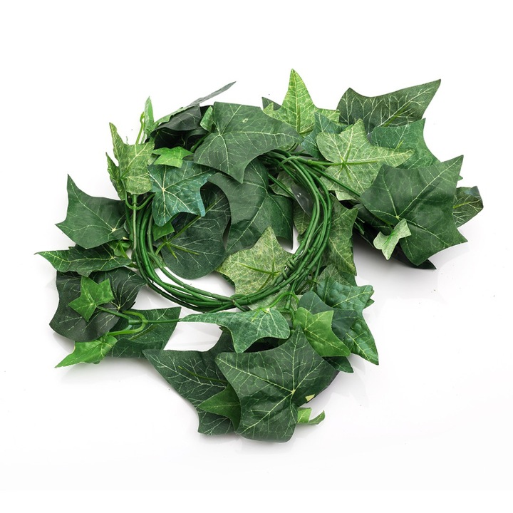 Planta artificiala pentru terariu Repti-Zoo, Hedera, 190 cm, Verde