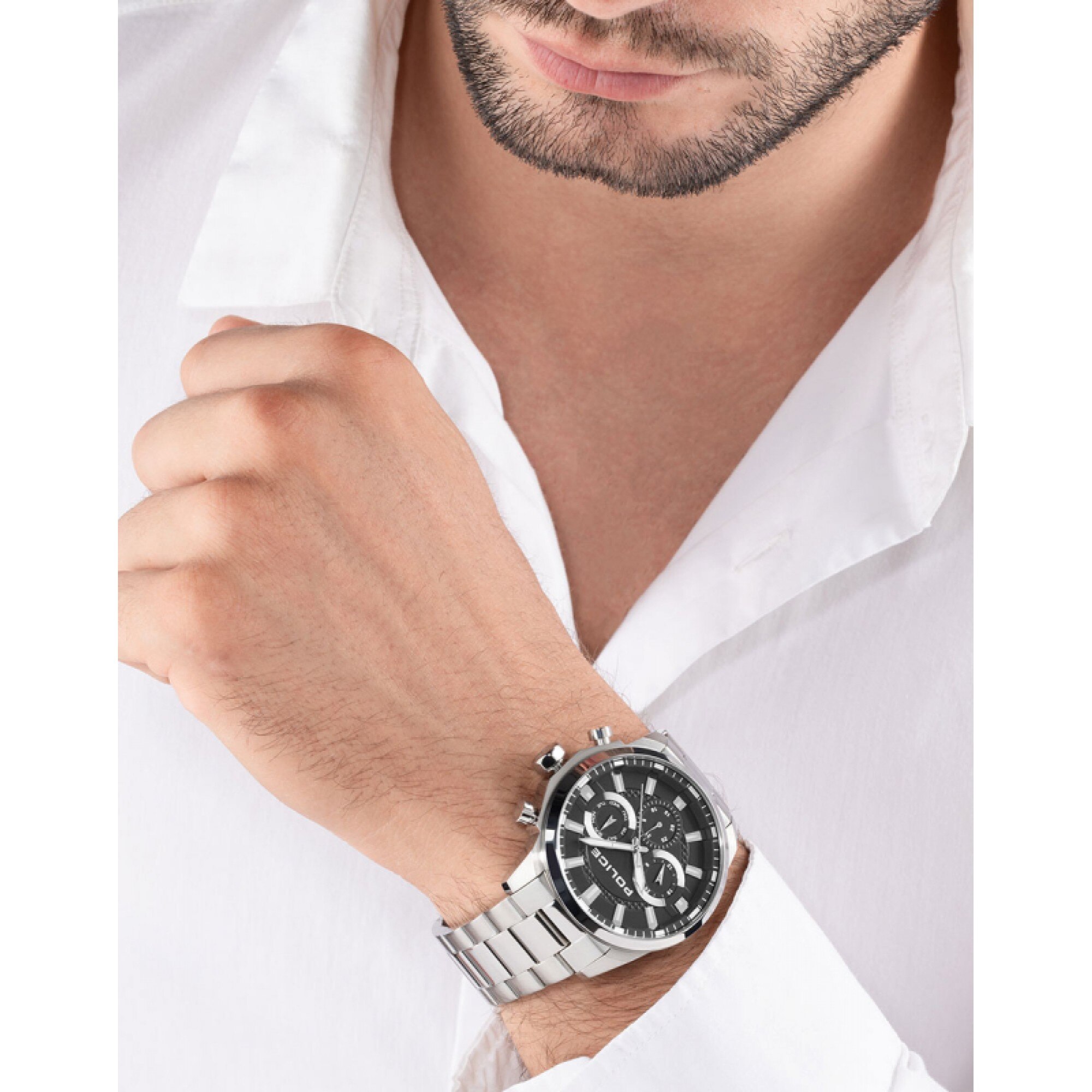Orologio Analogico Police PEWJK2228201 | Marrone, Design Uomo, Calendario, Chiusura Pieghevole