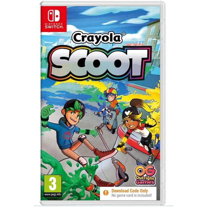ΠΠ³ΡΠ° OUTRIGHT GAMES Crayola Scoot, Code in a box Π·Π° Nintendo Switch