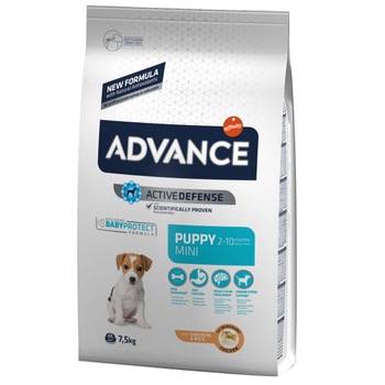 Hrana uscata pentru caini Advance Mini Puppy Protect, 7.5 Kg Hrana uscata pentru caini Advance Mini Puppy Protect, 7.5 Kg
