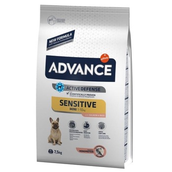 Hrana uscata pentru caini Advance Mini Sensitive, 7.5 Kg Hrana uscata pentru caini Advance Mini Sensitive, 7.5 Kg