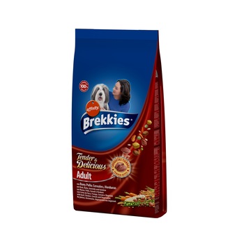 Hrana uscata pentru caini, Brekkies Tender, Vita, 12 kg Hrana uscata pentru caini, Brekkies Tender, Vita, 12 kg