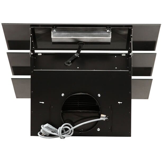 Декоративен аспиратор Tornado Megas 1200-60 LED, клас А, 1 турбо мотор ...