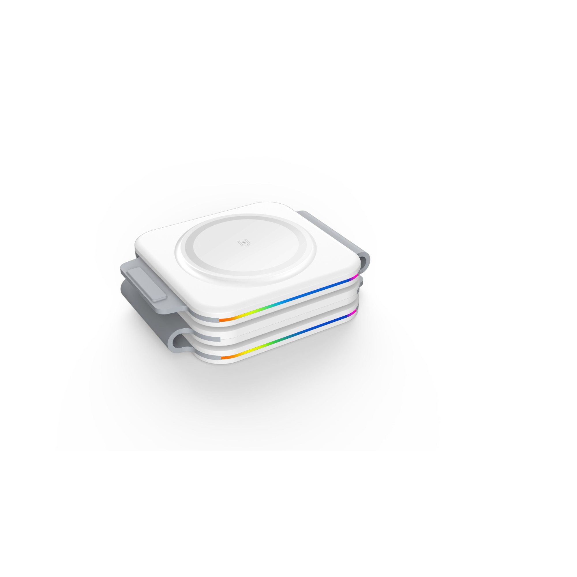 Безжично зарядно Magsafe 3 в 1, сгъваемо, FastCharge 15W, зарядна ...