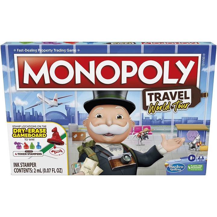 Hasbro Monopoly World Tour társasjáték