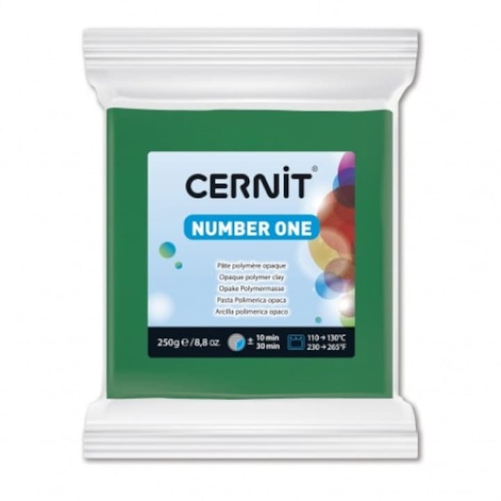 Lut polimeric Cernit, Number One, Verde 600, 250 g